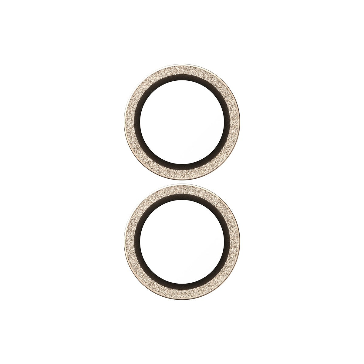 PanzerGlass® Hoops® Kameralinsebeskytter Glitter Guld iPhone 17 | iPhone 16 | 16 Plus